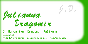 julianna dragomir business card